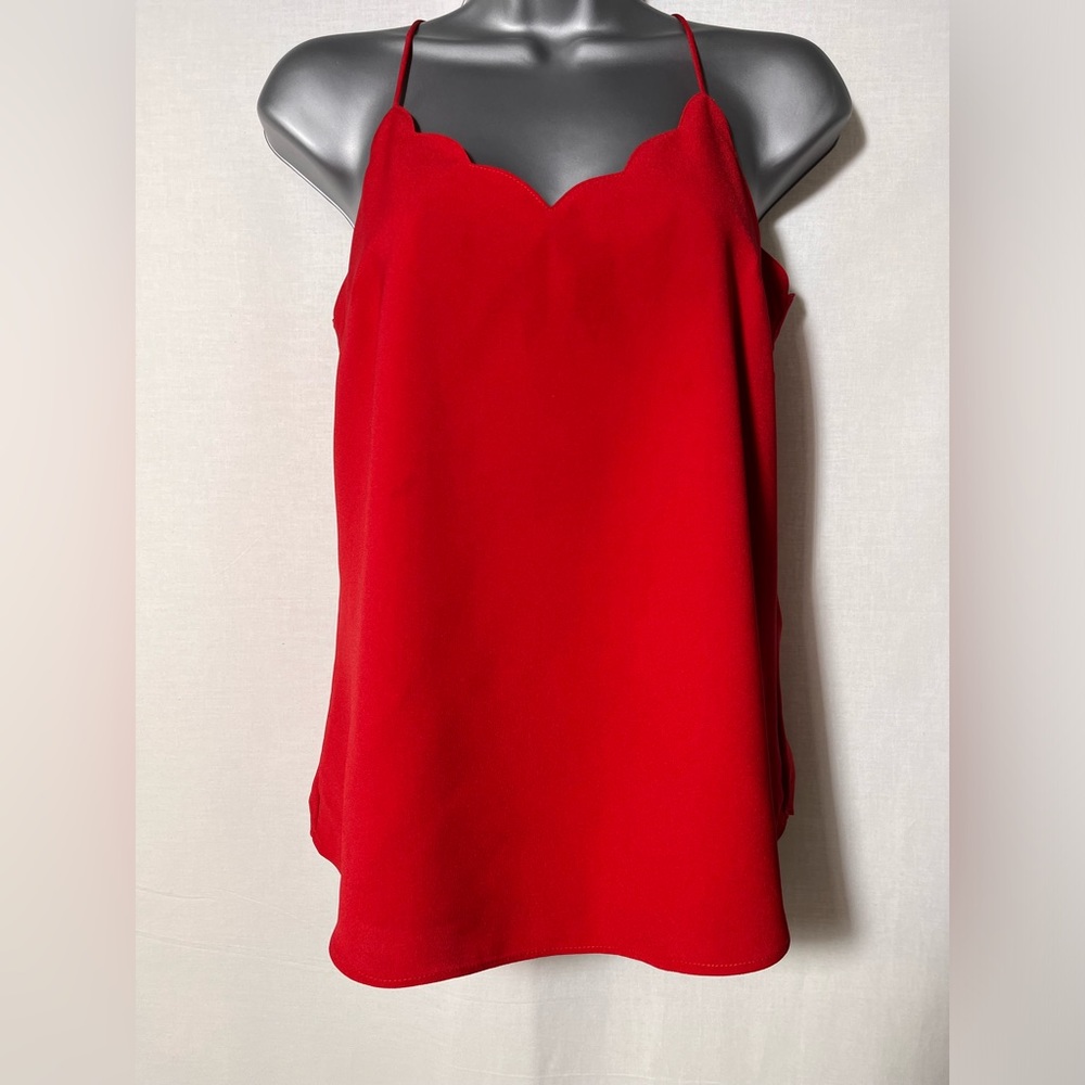 NEW J Crew Scalloped cami top!!! - Picture 1 of 4